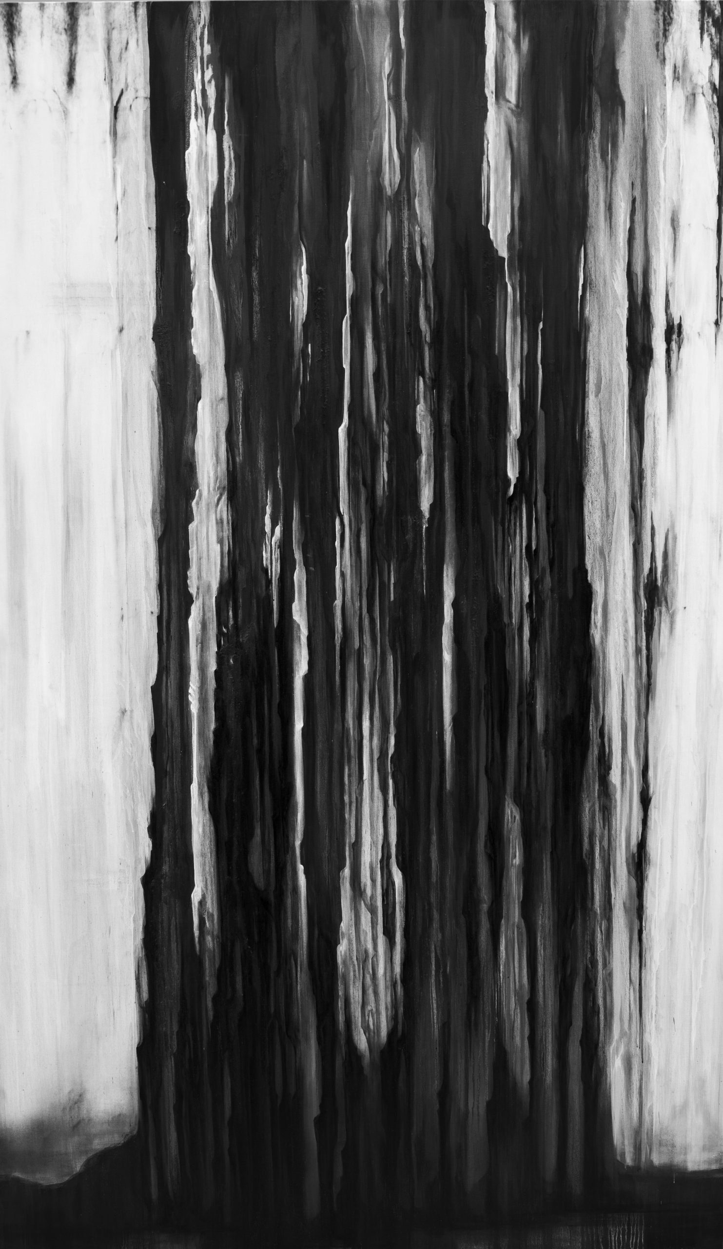 Black Lines | 108” x 60” | Mixed Media on Canvas - 2016 | $28,000