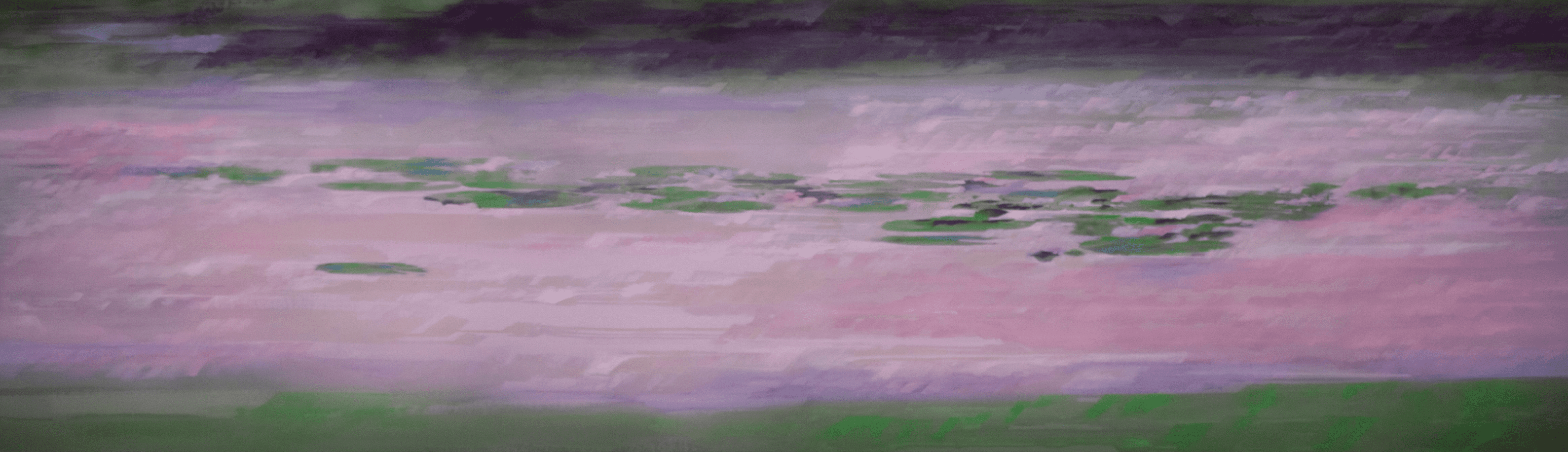 Lavender Line | 32” x 113” | Mixed Media on Canvas - 2012 | $22,000